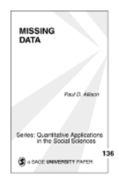 Missing Data by Allison, Paul D.
