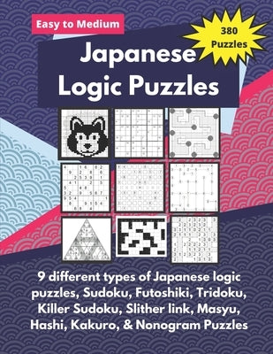 Japanese Logic Puzzles: Different types of logic puzzles (Sudoku, Futoshiki, Hashi, Nonogram and more!) by Somatomint