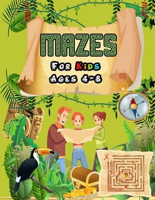 Mazes For Kids Ages 4-8: Maze Activity Book (fun activities for kids) - 4-6, 6-8, 8 year olds - Workbook for Children with Games, Puzzles, and by Mazes Books, The Little Mermaid