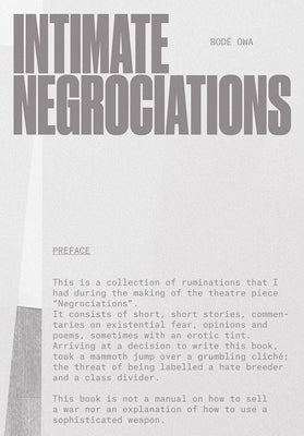 Intimate Negrociations by Owa, Bode