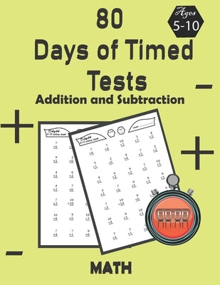 Addition and subtraction Timed Test: Digits 0-20, Age (5-10), Practice probléme mathématique by Art, Mat
