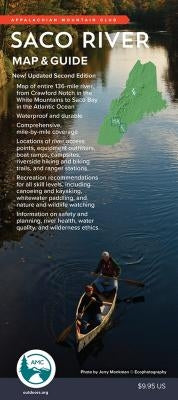 Saco River Map & Guide by Appalachian Mountain Club Books