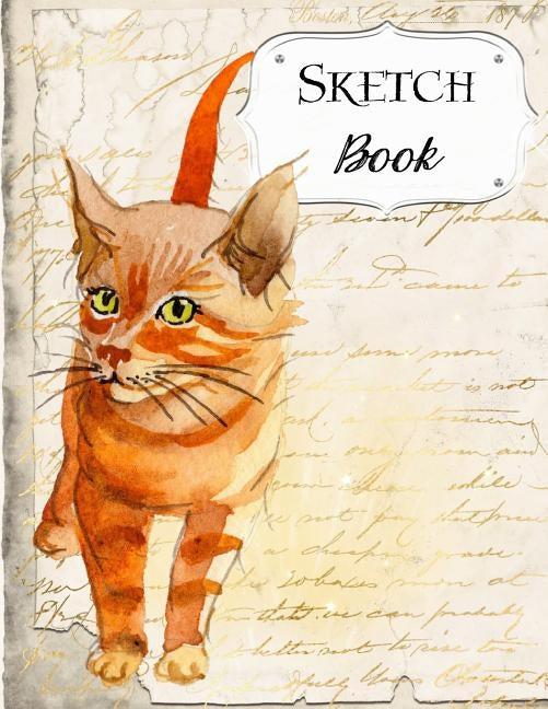 Sketch Book: Cat Sketchbook Scetchpad for Drawing or Doodling Notebook Pad for Creative Artists #4 Red Tabby by Doodles, Jazzy