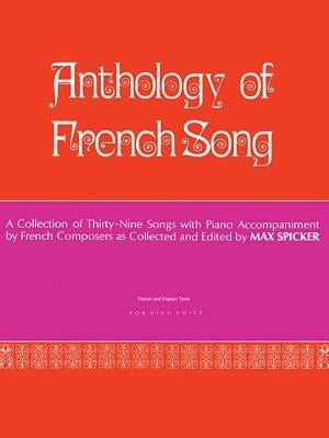 Anthology of Modern French Song (39 Songs): High Voice by Hal Leonard Corp