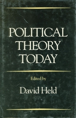 Political Theory Today by Held, David