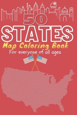 50 States map coloring activity book for everyone of all ages: All American states map mandala coloring book for days and weeks engaging entertainment by Activity, Americal Coloring