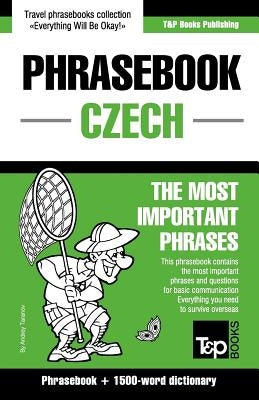English-Czech phrasebook and 1500-word dictionary by Taranov, Andrey