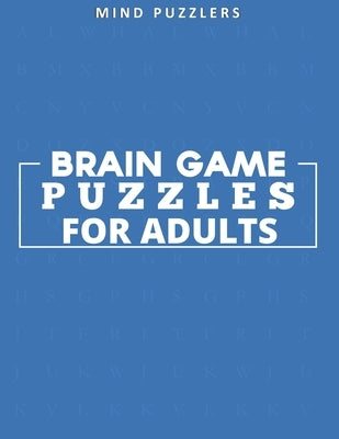 Brain Game Puzzles for Adults: Sudoku, Word and Number Search & Find Activity Book by Mind Puzzlers