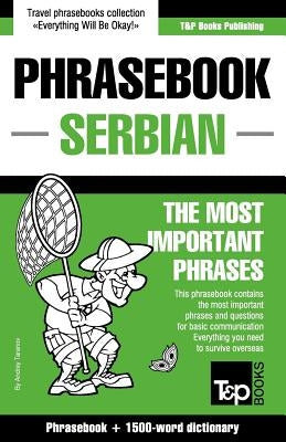 English-Serbian phrasebook and 1500-word dictionary by Taranov, Andrey