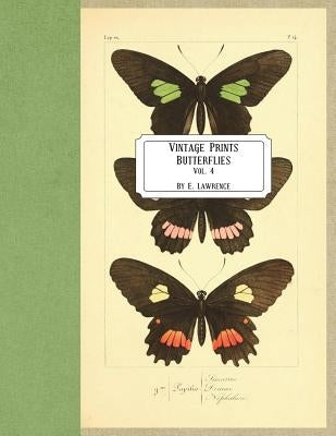 Vintage Prints: Butterflies: Vol. 4 by Lawrence, E.