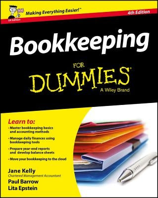 Bookkeeping for Dummies by Kelly, Jane E.