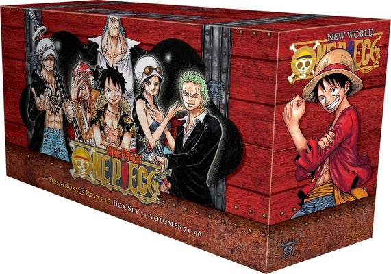 One Piece Box Set 4: Dressrosa to Reverie, 4: Volumes 71-90 with Premium by Oda, Eiichiro