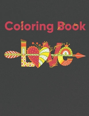 Love Coloring Book: Romantic Valentine's Day Designs to Color (Love Coloring Books) by Publishing House, Blueberry