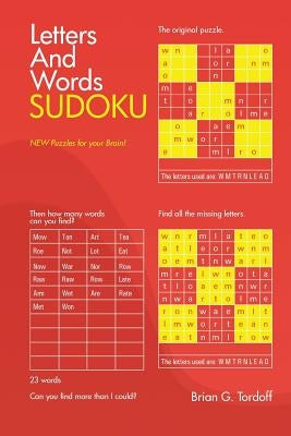 Letters and Words Sudoku by Tordoff, Brian