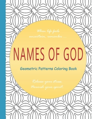 Names of God: Geometric Patterns Coloring Book by Waters, Calming