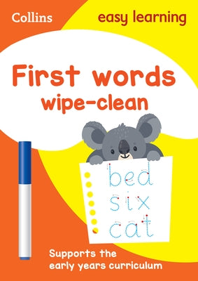 First Words: Wipe-Clean Activity Book by Harpercollins Uk