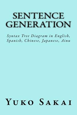 Sentence Generation: Syntax Tree Diagram in English, Spanish, Chinese, Japanese, Ainu by Sakai, Yuko