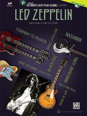 Ultimate Easy Guitar Play-Along -- Led Zeppelin: Eight Songs of Light and Shade (Easy Guitar Tab), Book & Online Video/Audio/Software [With DVD ROM] by Led Zeppelin