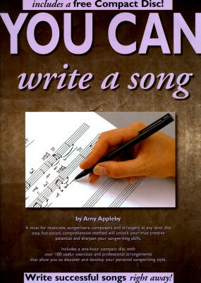 You Can Write a Song [With CD] by Appleby, Amy