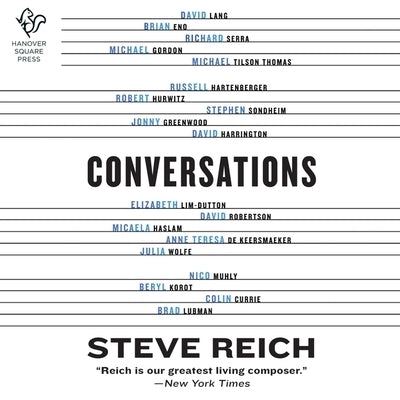 Conversations by Reich, Steve