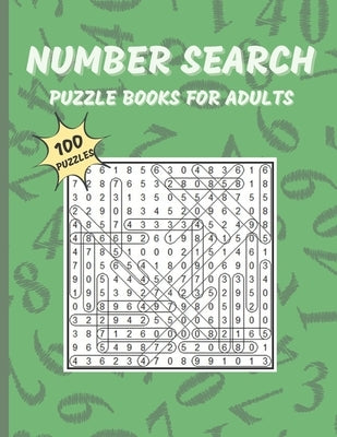 Number Search Puzzle Book for Adults: 100 Numbers Search Books for Seniors and Adults by Ad, Da Gabb