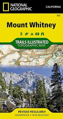 Mount Whitney Map by National Geographic Maps