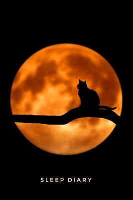Sleep Diary Full Moon Cat by Notebooks, Golding