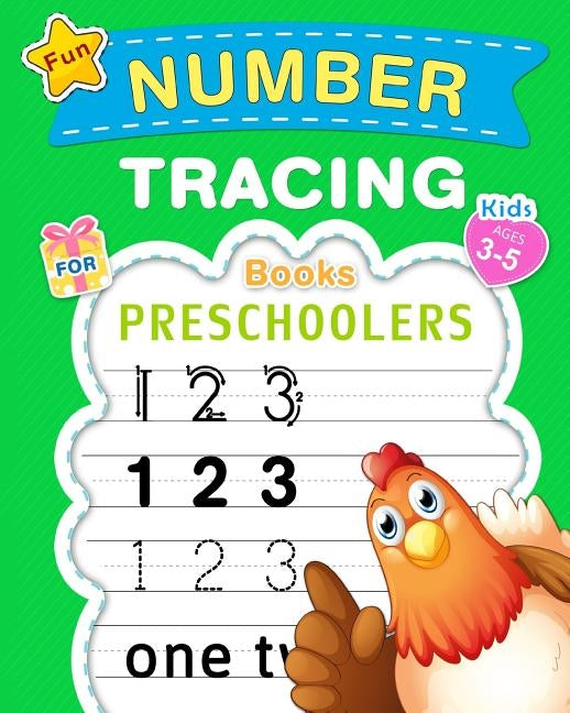 Fun Number Tracing Book for Preschoolers & Kids Ages 3-5: Count and Trace Numbers Practice Handwriting Workbook for Pre K, Kindergarten and Kids Ages by Press, Kiddidthis