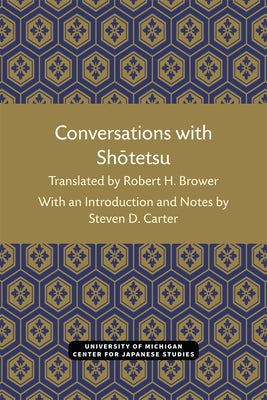 Conversations with Shotetsu by Brower, Robert