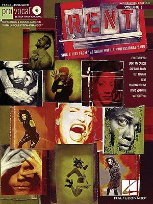 Rent: Pro Vocal Mixed Edition Volume 3 [With CD] by Larson, Jonathan